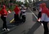 Dalam Meriahkan HUT RI ke 76 Polindes Kote Sakti Laksanakn Upacara dan Bagikan Bendera