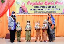 Keberhasilan Pendidikan Usia Dini Sangat Penting, Dewi Ansar Kukuhkan Bunda PAUD Lingga Bunda Paud Kepri di Lingga