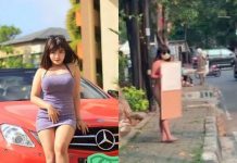 Viral Dinar Candy Protes Perpanjangan PPKM Level 4 di Jalan Menggunakan Bikini