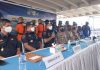 Kapal Patroli Ditpolairud Baharkam Polri Amankan 4 Kapal Ikan Vietnam dan BB 1 Ton Ikan Ditpolair Baharkam Polri tangkap Kapal Ikan Vietnam