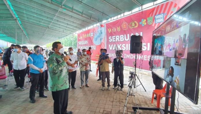 Urutan ke-3 Nasional, Gubernur Ansar Luncurkan Program Vaksinasi Dosis II se-Kepri