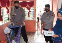 Kapolres Karimun Santuni Balita Alami Kelainan Jantung, Sebagai Wujud Kepedulian