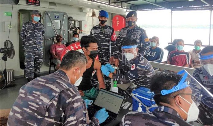 Lantamal Vaksinasi Covid 19 Nelayan