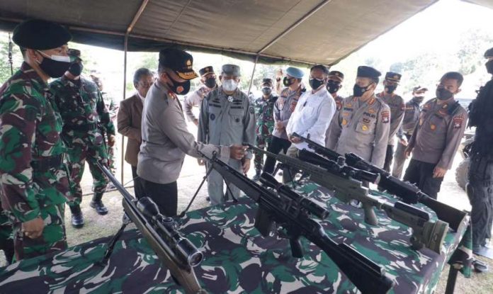 Senjata Yonif Raider Batam