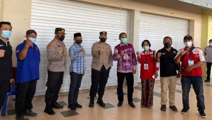 Vaksinasi Massal Polres Barelang di Tembesi Vaksinasi Massal