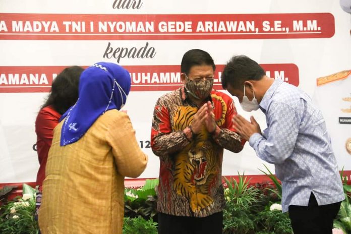 Rudi Hadiri Pisah Sambut Pangkogabwilan I dan Selamat Datang Laksda TNI Muhammad Ali