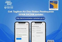 Pelanggan Bisa Cek Besaran Kubikasi Pemakaian Air dan Status Tagihan Air SPAM Aplikasi Mobile Cek Kubikasi SPAM Air Batam