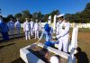 Jelang Dirgahayu TNI AL ke 76, Lanal Ranai Ziarah ke Taman Makam Pahlawan Natuna