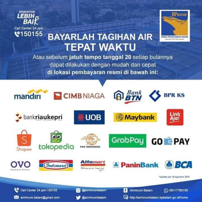Mitra Bayar SPAM Batam Mitra Bayar SPAM Batam