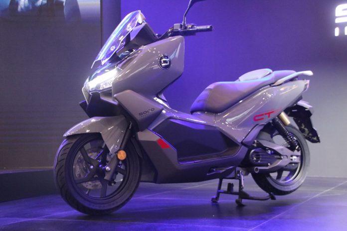 Motor listrik Super Soco CT3 (foto net)