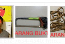 Tim Reskrim Polsek Lubuk Baja Tangkap Pelaku Pencurian Kabel Telkom di Nagoya Pencuri Kabel Telkom di Lubuk Baja