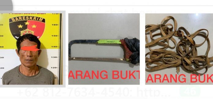 Pencuri Kabel Telkom di Lubuk Baja
