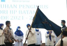 Marlin Agustina Rudi Resmi Jabat Ketua Umum PIKORI BP Batam 2021-2024