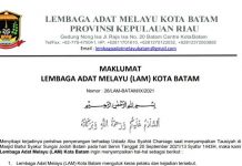 Pernyataan dan Maklumat LAM Batam Terkait Penyerangan Ustadz Abu Syahid Chaniago pernyataan sikap lam batam2