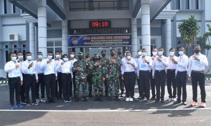 Calon Bintara TNI AL dari Lantamal IV Tanjungpinang