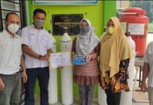 HUT Kabupaten Karimun, 25 Tabung Oksigen Wujud Kepedulian dan Komitmen PT Timah