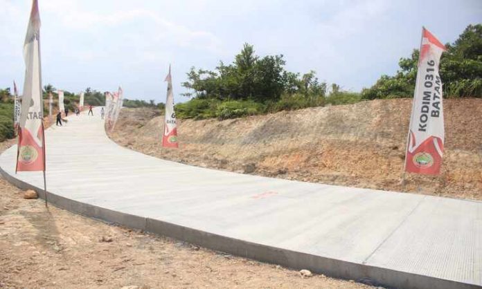 Jalan Baru di Desa Teluk Air