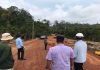 Kembali dikerjakan, Proyek jalan Tanjungbungsu yang Disidak Wabup Lingga Terjadi Longsor