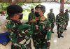 Enam Orang Personel di Lanal Dabo Naik Pangkat, Inilah Pesan Danlanal Kenaikan Pangkat TNI di Lingga