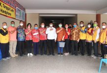 Wako Rudi Tinjau Vaksinasi PSMTI Kepri di Vihara Duta Maitrey Batam PSMTI Vihara Duta Maitrey