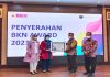 Pemkab Lingga Terima Penghargaan Peringkat Pertama BKN 2021
