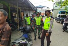 Polres Bintan Melalui Polsek dan Jajaran Laksanakan Operasi Yustisi Prokes di Pasar