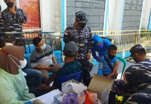 Lanal Tarempa Gelar Sunatan Massal dan Vaksinasi dalam Rangka Hari Kesehatan TNI AL Sunatan Massal dan Vaksinasi bagi masyarakat Anambas