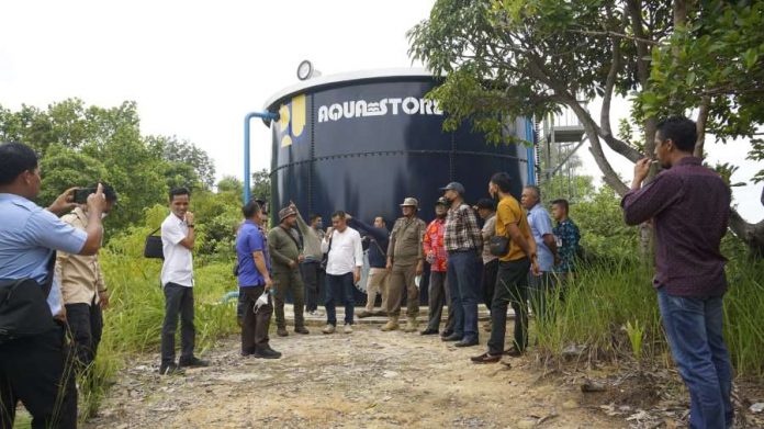 Bupati Nizar Resmikan SPAM Desa Tajur Biru di Kecamatan Temiang Pesisir Lingga