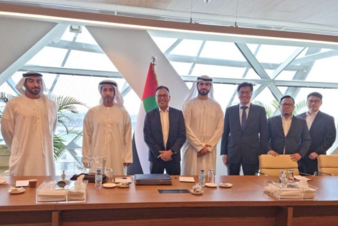 CEO Abu Dhabi dan Jajaran Eksekutif ADG dan INA Perusahaan Baru, Abu Dhabi Growth Fund MoU Investasi UEA senilai US$10 Miliar ke Indonesia