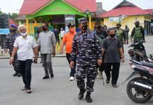 HUT Ke-76 Korps Marinir, Anggota Yonmarhalan IV Tanjungpinang “Serbu” Pulau Penyengat