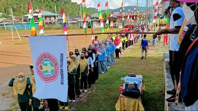 Guru di Perbatasan RI Gelar Perlombaan Sambut HUT PGRI ke-76. (Photo: Istimewa)