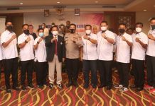 Kombes Harry Goldenhardt Hadiri Pengukuhan PBVSI Pengprov Kepri