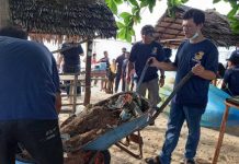 HUT ke-10, Anggota dan Simpatisan Partai Nasdem Bintan Gelar Bersih Pantai Sakera Partai Nasdem Kabupaten Bintan
