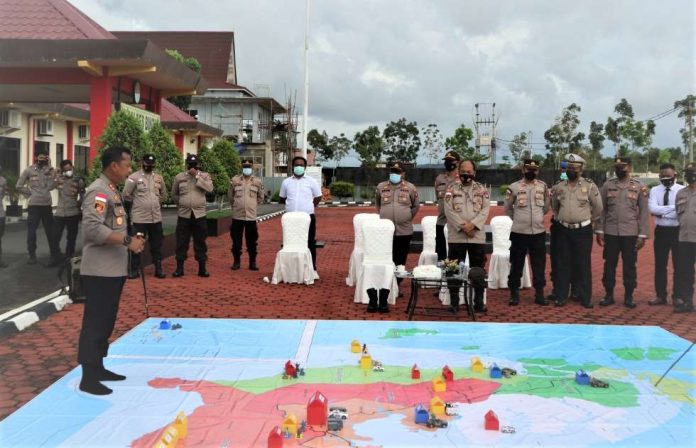 Pembukaan Travel Bubble Polres Bintan Gelar Tactical Floor Game Pembukaan Travel Bubble, Polres Bintan Gelar Tactical Floor Game