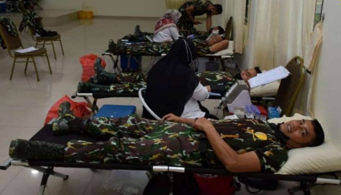 Satbrimob Polda Kepri Donor Darah