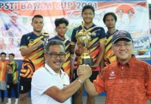 Tim Takraw Aura Karimun B Juara PSTI Batam Cup 2021