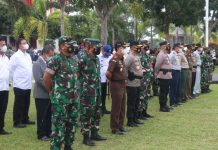 Pimpin Apel Gelar Pasukan Operasi Lilin Seligi 2021, Ansar Sampaikan 5 Instruksi Baru Mendagri Apel gelar pasukan Operasi Lilin Seligi 2021