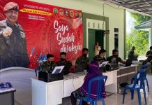 Binda Kepri Gelar Vaksinasi Massal di Makodim Bintan
