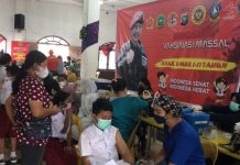 Jelang Natal Binda Kepri dan Korem 033/WP Gelar Vaksinasi di Gereja HKBP Mahanaim Batam