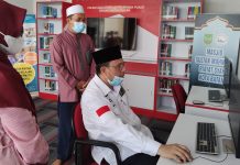 Anggota DPD RI Ria Saptarika Tinjau Pustaka Digital Masjid Sultan Batam
