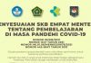Pemerintah Terbitkan SKB 4 Menteri Panduan Pembelajaran di Masa Pandemi