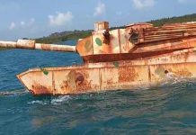 Benda Menyerupai Tank Ditemukan Mengapung di Perairan Pulau Cempedak Bintan Tank Ditemukan