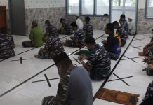 Lanal Dabo Singkep Gelar Doa Bersama Sambut Tahun Baru 2022