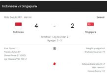 Tiga Kartu Merah, Timnas Indonesia Menang 4-2 dan Beruntung Tak Dipermalukan Singapura Indonesia vs Singapura 4-2