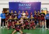 Mantap, Tim Volly Pemko Batam Raih Juara Turnamen Sportourism 2021 Tim Volly Pemko Batam