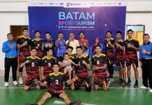 Mantap, Tim Volly Pemko Batam Raih Juara Turnamen Sportourism 2021 Tim Volly Pemko Batam
