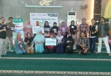 50 Pelaku UMKM Masjid At-Taubah Batam Dapat Suntikan Modal dari Bank Syariah dan ACT Kepri Bank Syariah dan ACT Kepri