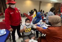 Binda Kepri Lanjutkan Percepatan Vaksinasi Covid-19 di Maha Vihara Duta Maitreya Batam