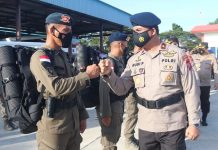Wakapolda Kepri Lepas Kompi Penugasan Satbrimob BKO Ops Madago Raya