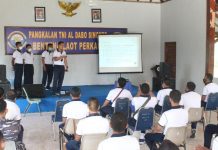 Balai Pengobatan Lanal Dabo Singkep Gelar Sosialisasi BHD Balai Pengobatan Lanal Dabo Singkep